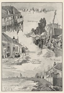 En holländsk fiskeby Volendam