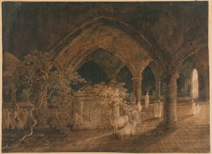 En indiangrav av George Chinnery