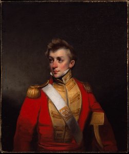 En oidentifierad officer från 13th Bombay Native Infantry, 1824 ca. av George Chinnery