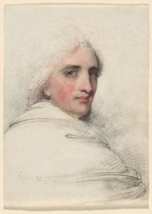 En mans huvud av George Chinnery