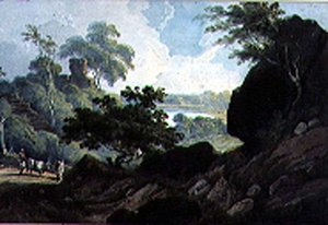 Nära Midnapore, Bengal av George Chinnery