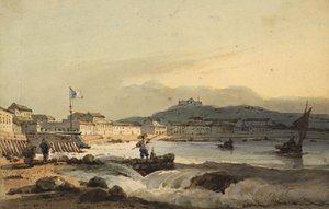 Praia Grande, Macao, från söder, med St Peter