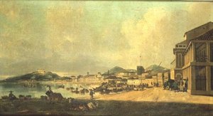 Utsikt över Macao av George Chinnery
