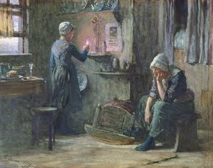 Dagens slut, 1878 av George Clausen