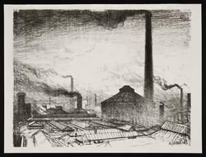 Där vapnen tillverkas av George Clausen