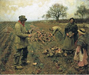 Vinterarbete av George Clausen