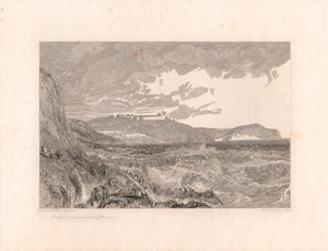 Pendennis Castle och ingången till Falmouth Harbor av George Cooke