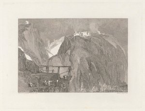 Tintagel Castle, Cornwall av George Cooke