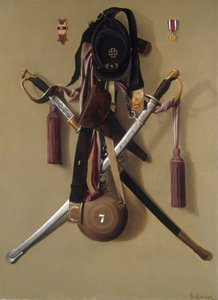 Major Levi Gheen McCauleys inbördeskrigsregalier, 1887 av George Cope