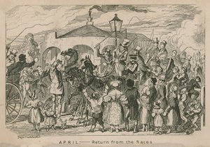 April - Återkomst från loppen av George Cruikshank