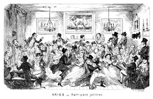 Väduren - Ram-byxa jollities, 1800-talet. av George Cruikshank