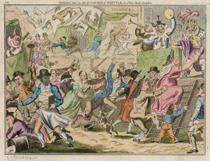 Bartholomew Fair, London av George Cruikshank