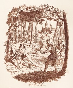Bröderna Grimm Barn och av George Cruikshank