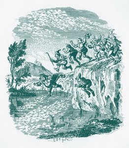 Bröderna Grimm Barn och av George Cruikshank
