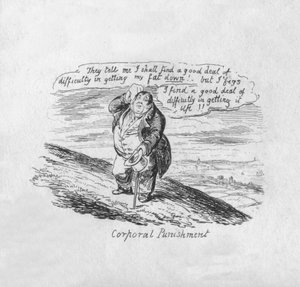Corporal Punishment, 1829 av George Cruikshank