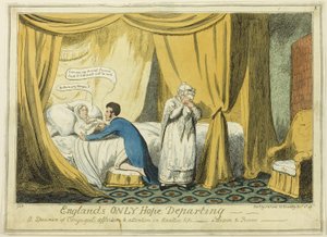 Englands enda hopp på väg bort av George Cruikshank