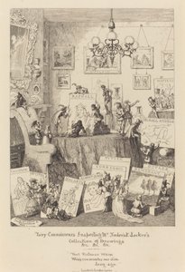Fairy Connoisseurs inspekterar Mr. Frederick Lockers samling av teckningar av George Cruikshank