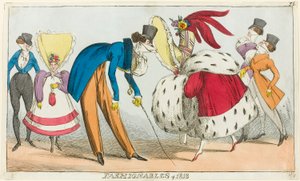 Modemänniskor från 1818 av George Cruikshank