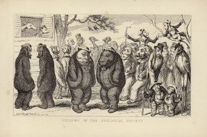 Fellows of the Zoological Society av George Cruikshank