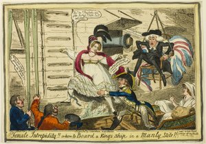 Kvinnlig oförskräckthet av George Cruikshank
