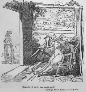 Han luktade - O Herre! Hur han luktade!, c1820. av George Cruikshank