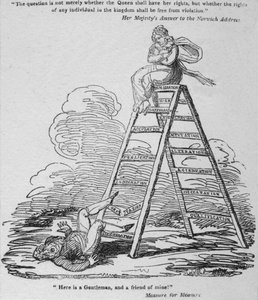 Här är en herrar, och en vän till mig!, c1820. av George Cruikshank