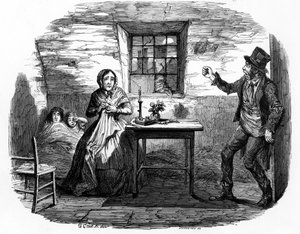 Home in Shadow, illustration från 