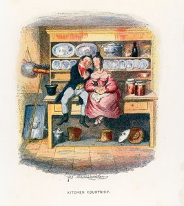 Illustration för hårda tider av George Cruikshank