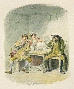 Illustration till "Oliver Twist" av George Cruikshank