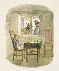 Illustration till "Oliver Twist" av George Cruikshank
