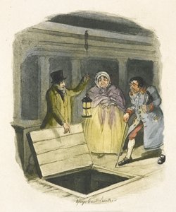 Illustration till "Oliver Twist" av George Cruikshank