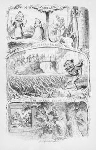 Illustration för The Pentamerone av George Cruikshank (gravyr) av George Cruikshank