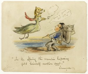På våren skaffar sig Wanton Lapwing en annan Crest av George Cruikshank
