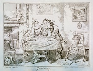 "Avundsjuka", 1835 av George Cruikshank