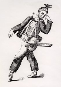 Kasper Punch, 1800-talet. av George Cruikshank