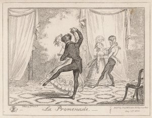La Promenade av George Cruikshank