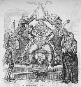 Roy vill ha det! G.R., c1820. av George Cruikshank