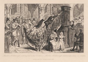 Mästare Holdenough avbruten i sitt kall av George Cruikshank