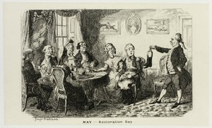 Maj - Restaureringsdag från George Cruikshanks stålgravyrer till The Comic Almanacks: 1835-1853 av George Cruikshank