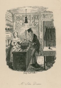 Mr John Dounce, karaktär från Sketches by Boz (Charles Dickens) av George Cruikshank