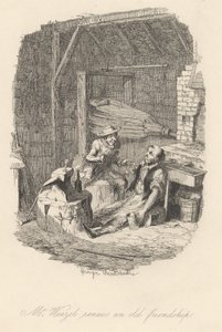 Herr Weazel återupptar en gammal vänskap av George Cruikshank