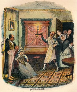 Mrs Tibbs och Mr Evenson, c1900 av George Cruikshank