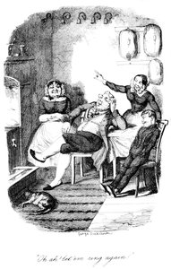 Åh ah! letem ring igen!, c1840-talet. av George Cruikshank