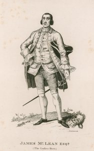 Porträtt av James McLean (The Ladies Hero) av George Cruikshank