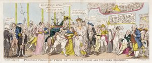 Princely Predilections eller, forntida musik och modern disharmoni av George Cruikshank