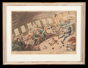 Salong i rullning av George Cruikshank