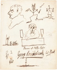 Satiriska skisser av George Cruikshank