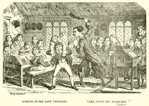 Skola under förra seklet av George Cruikshank