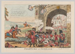"Simptom of Courage!" av George Cruikshank