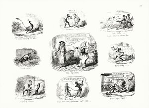 Svansar (gravyr) av George Cruikshank